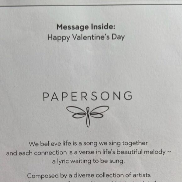 TO MY HUSBAND Valentine’s Day Card Love you Infinitely Papersong Brand New NWT - Picture 3 of 6